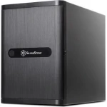 Silverstone DS380 Mini Tower Κουτί Υπολογιστή Μαύρο - Image 1