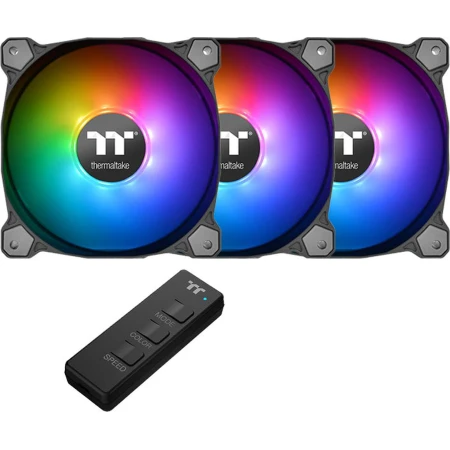 Thermaltake Pure 14 ARGB Sync Radiator Fan TT Premium Case Fan 140mm με Σύνδεση 4-Pin PWM 3τμχ