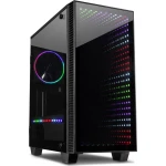 Inter-Tech X-608 Infinity Micro Gaming Midi Tower Κουτί Υπολογιστή με Πλαϊνό Παράθυρο και RGB Φωτισμό Μαύρο - Image 1
