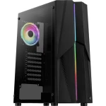 Aerocool Mecha ARGB Gaming Midi Tower Κουτί Υπολογιστή με Πλαϊνό Παράθυρο Μαύρο - Image 1