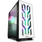 Sharkoon Elite Shark CA300T Gaming Midi Tower Κουτί Υπολογιστή με Πλαϊνό Παράθυρο και RGB Φωτισμό Λευκό - Image 1