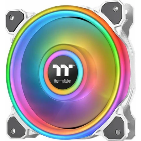 Thermaltake Riing Quad 14 RGB Radiator Fan TT Premium Case Fan 140mm με Σύνδεση 4-Pin PWM Λευκό