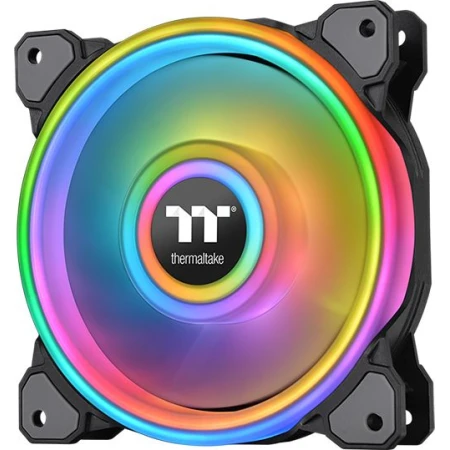 Thermaltake Riing Quad 12 RGB Radiator Fan TT Premium Case Fan 120mm με Σύνδεση 4-Pin PWM Λευκό