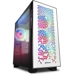 Sharkoon Elite Shark CA300H Gaming Midi Tower Κουτί Υπολογιστή με Πλαϊνό Παράθυρο και RGB Φωτισμό Λευκό - Image 1