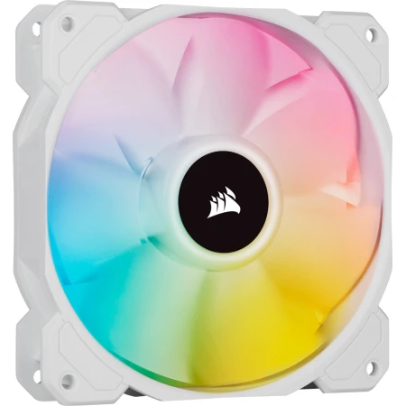 Corsair iCUE SP120 RGB Elite Performance Case Fan με Σύνδεση 4-Pin PWM Λευκό