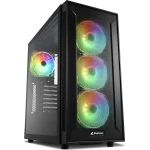 Sharkoon TG6M RGB Gaming Midi Tower Κουτί Υπολογιστή με Πλαϊνό Παράθυρο Μαύρο - Image 1