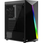 Aerocool Shard Gaming Midi Tower Κουτί Υπολογιστή με Πλαϊνό Παράθυρο Μαύρο - Image 1