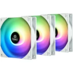 Enermax HF120 ARGB White 3 Pack  120x120 | UCHF12PARGB-W-BP3 - Image 1
