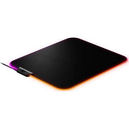 SteelSeries Qck Prism Cloth Gaming Mouse Pad Medium 320mm με RGB Φωτισμό Μαύρο