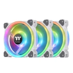 Thermaltake Riing Quad 12 RGB Radiator Fan TT Premium Case Fan 120mm με Σύνδεση 4-Pin PWM 3τμχ Γκρι - Image 1