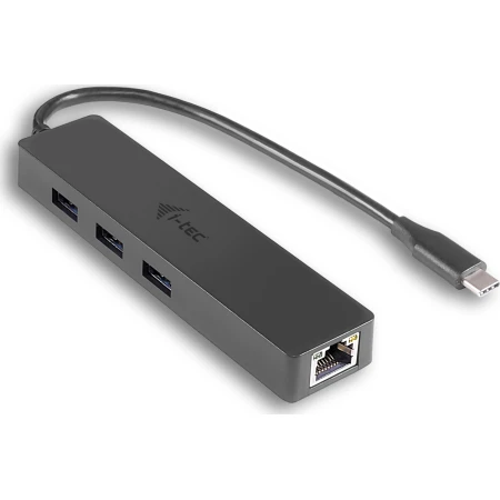 i-tec USB-C Slim 3-port Hub with Gigabit Ethernet