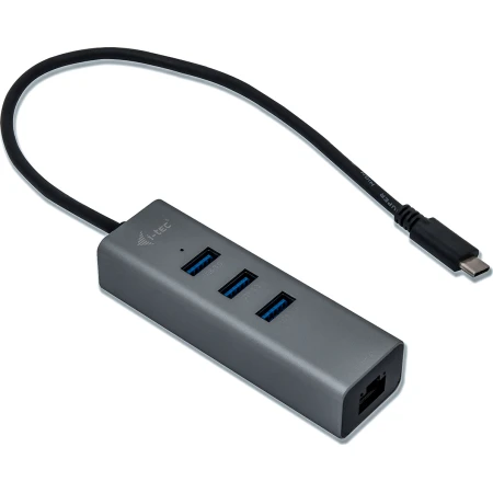 i-tec USB-C Metal 3-Port HUB with Gigabit Ethernet