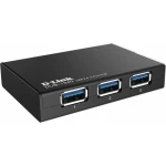 D-Link 4-Port USB 3.0 Hub       aktiv/bk - Image 1