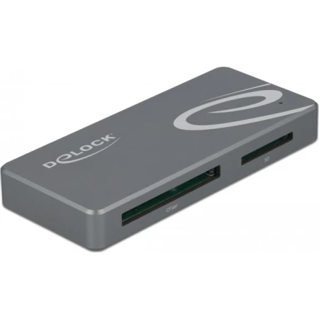 DeLock Card Reader USB 3.2 για SD Γκρι