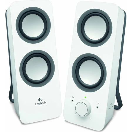 Logitech Z200 Ηχεία Υπολογιστή 2.0 με Ισχύ 5W σε Λευκό Χρώμα