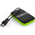 Silicon Power Armor A60 USB 3.1 Εξωτερικός HDD 1TB 2.5" Black/Green - Image 5