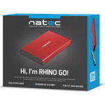 Natec Rhino Go Θήκη για Σκληρό Δίσκο 2.5" SATA III με σύνδεση USB3.0 σε Κόκκινο χρώμα
Κωδικός: NKZ-1279 - Image 4