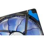 Inter-Tech L-12025 Case Fan με Μπλε Φωτισμό και Σύνδεση 3-Pin / 4-Pin Molex Μπλε - Image 3