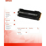 Corsair Force MP600 SSD 1TB M.2 NVMe PCI Express 4.0 - Image 5