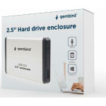 Gembird Θήκη για Σκληρό Δίσκο 2.5" SATA III με σύνδεση USB3.0 σε Ασημί χρώμα - Image 3