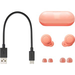 Sony WF-C500 In-ear Bluetooth Handsfree Ακουστικά με Αντοχή στον Ιδρώτα και Θήκη Φόρτισης Πορτοκαλί - Image 3