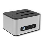 Qoltec 5316 Docking Station για 2 Σκληρούς Δίσκους SATA 3.5" / 2.5" με σύνδεση USB 3.0 (50316) - Image 2