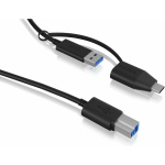 RaidSonic IB-1124L-C3 Docking Station Σκληρών Δίσκων SATA 2.5" / 3.5" με σύνδεση USB 3.0 (60839) - Image 4