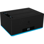 RaidSonic IB-127CL-U3 Docking Station για 2 Σκληρούς Δίσκους SATA 2.5" / 3.5" με σύνδεση USB 3.1 / USB-C (60820) - Image 2