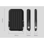 Silicon Power Armor A66 USB 3.2 Εξωτερικός HDD 1TB 2.5" Κόκκινο - Image 2