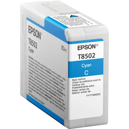 Epson T8502 Μελάνι Εκτυπωτή InkJet Κυανό (C13T850200)