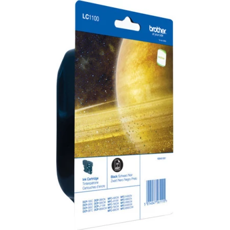 Brother LC1100 Μελάνι Εκτυπωτή InkJet Μαύρο (LC1100BK)
