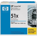HP 51X Multipack Toner Laser Εκτυπωτή Μαύρο High Yield 2τμχ (Q7551XD) - Image 1