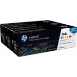HP 304A Multipack Toner Laser Εκτυπωτή Κυανό/Κίτρινο/Ματζέντα 3τμχ (CF372AM) - Image 1