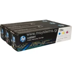 HP 126A Multipack Toner Laser Εκτυπωτή Κίτρινο/Κυανό/Ματζέντα 3τμχ (CF341A) - Image 1