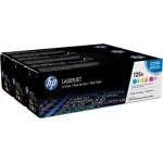 HP 125A Multipack Toner Laser Εκτυπωτή Κυανό/Κίτρινο/Ματζέντα 3τμχ (CF373AM) - Image 1