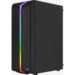 Aerocool Bionic V2 Midi Tower Κουτί Υπολογιστή με Πλαϊνό Παράθυρο και RGB Φωτισμό Μαύρο - Image 1