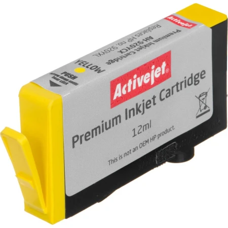 Active Jet Συμβατό Μελάνι Εκτυπωτή InkJet HP 920XL CD974AE 12ml Κίτρινο