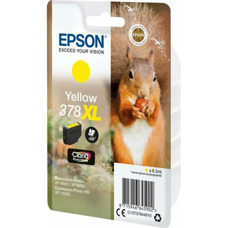 Epson 378XL Μελάνι Εκτυπωτή InkJet Κίτρινο (C13T37944010)
