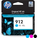 HP 912 Μελάνι Εκτυπωτή InkJet Κυανό (3YL77AE) - Image 1