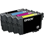 Epson 502XL Πακέτο 4 Μελανιών Εκτυπωτή InkJet Κίτρινο / Κυανό / Ματζέντα / Μαύρο (C13T02W64010) - Image 1