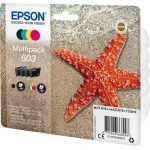 Epson 603 Πακέτο 4 Μελανιών Εκτυπωτή InkJet Κίτρινο / Κυανό / Ματζέντα / Μαύρο (C13T03U64010) - Image 1