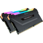 Corsair Vengeance RGB Pro 16GB DDR4 RAM με 2 Modules (2x8GB) και Συχνότητα 3600MHz για Desktop - Image 2