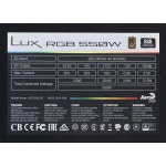 Aerocool LUX RGB 550W Τροφοδοτικό Υπολογιστή Full Wired 80 Plus Bronze - Image 4