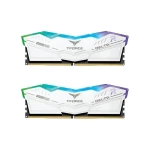 TeamGroup Delta RGB White 32GB DDR5 RAM με Συχνότητα 6400MHz για Desktop - Image 1