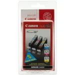 Canon CLI-521 Πακέτο 3 Μελανιών Εκτυπωτή InkJet Κίτρινο / Κυανό / Ματζέντα (2934B010) - Image 3