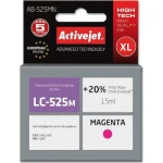 Active Jet Συμβατό Μελάνι Εκτυπωτή InkJet Brother LC-525M 15ml Ματζέντα - Image 1