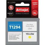 Active Jet Συμβατό Μελάνι Εκτυπωτή InkJet Epson T1294 15ml Κίτρινο - Image 1