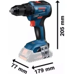 Bosch GSR 18V-55 Professional Δραπανοκατσάβιδο Μπαταρίας 18V Solo - Image 2