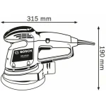 Bosch GEX 34-150 Έκκεντρο Τριβείο 150mm Ρεύματος 340W με Ρύθμιση Ταχύτητας και με Σύστημα Αναρρόφησης - Image 4