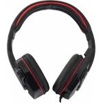 Esperanza Raven Over Ear Gaming Headset με σύνδεση 2x3.5mm Κόκκινο - Image 3